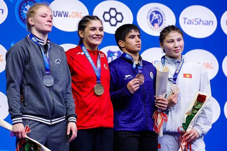 Milli güreşçi Nesrin Baş üçüncü kez dünya şampiyonu olarak tarihe geçti