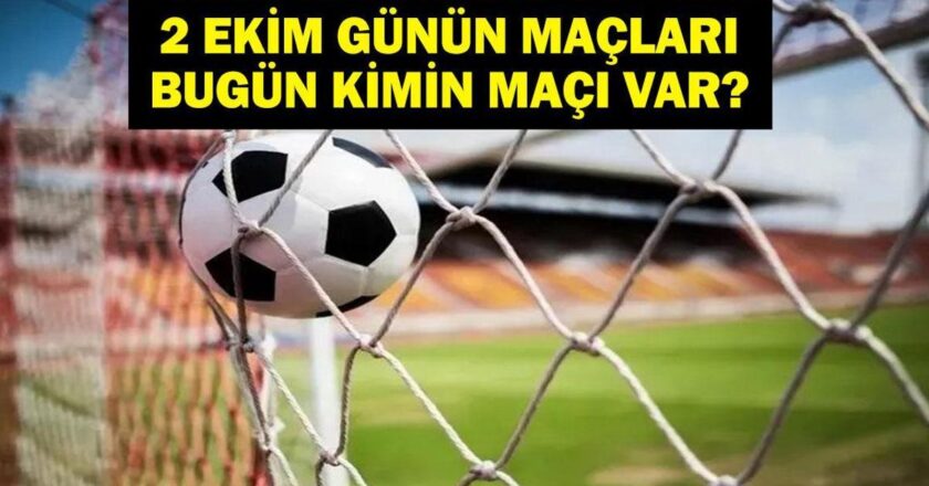 2 EKİM BUGÜN KİMİN MAÇI VAR? Avrupa Ligi Fenerbahçe Nice ve Konferans Ligi Samsunspor Legia Varşova Maçı Saat Kaçta, Hangi Kanalda? 2 Ekim Günün Maçları