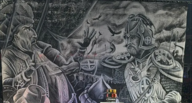 Partizan karşılaşmasındaki skandal pankarta 40 bin avro ceza!