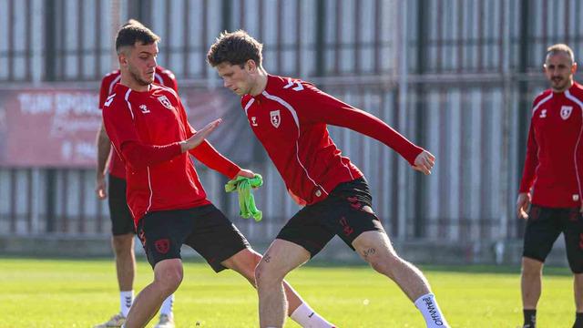 Samsunspor, Galatasaray karşılaşması için son hazırlıklarını yaptı.